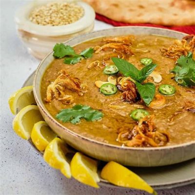  Haleem : Un plat réconfortant et délicieusement épicé qui vous transportera directement au cœur de la cuisine pakistanaise !