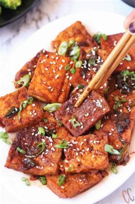   Le Tofu Braisé à la Sauce Piquante: Un Délice Savoureux et Piquant qui Enflammera Vos Papilles !